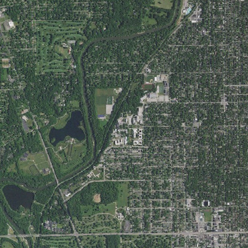 Aerial imagery of Holcomb Building, IN