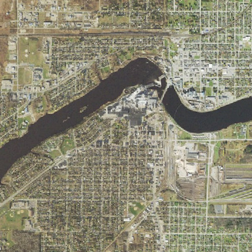 Aerial imagery of Smokey Bear Park, MN