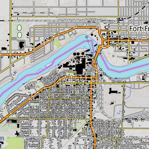 OpenTopoMap map of Smokey Bear Park, MN