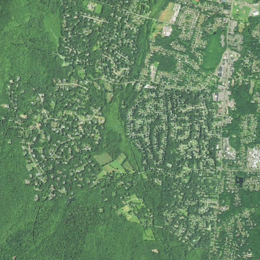 Aerial imagery of Sanford Brook, CT