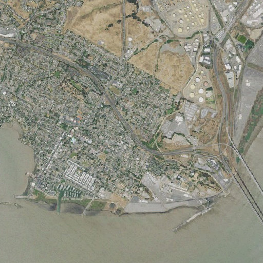 Aerial imagery of Exit 6, CA