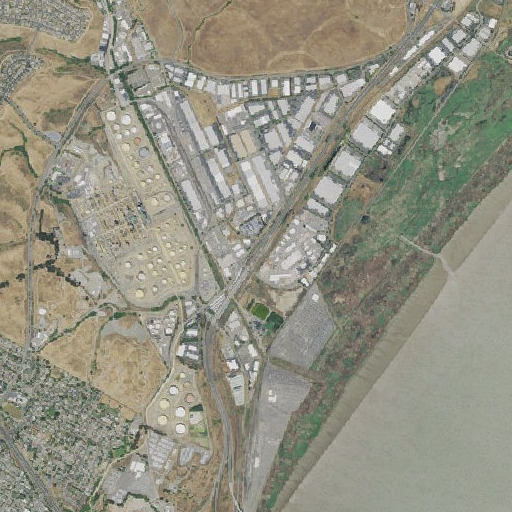 Aerial imagery of Exit 60, CA