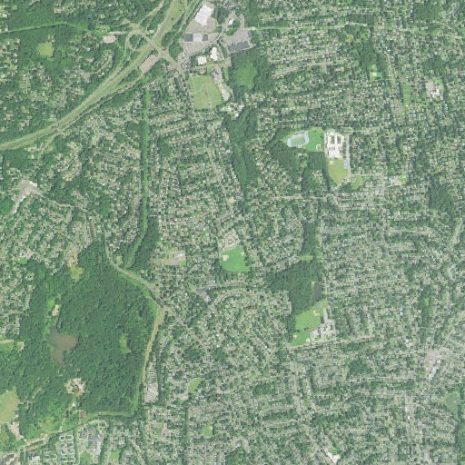 Aerial imagery of Second Hill Lane School, CT