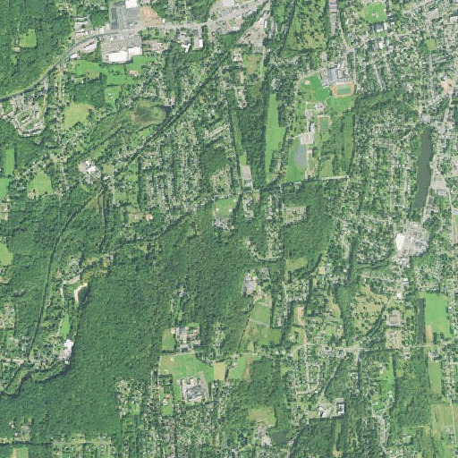 Aerial imagery of Snow School, CT