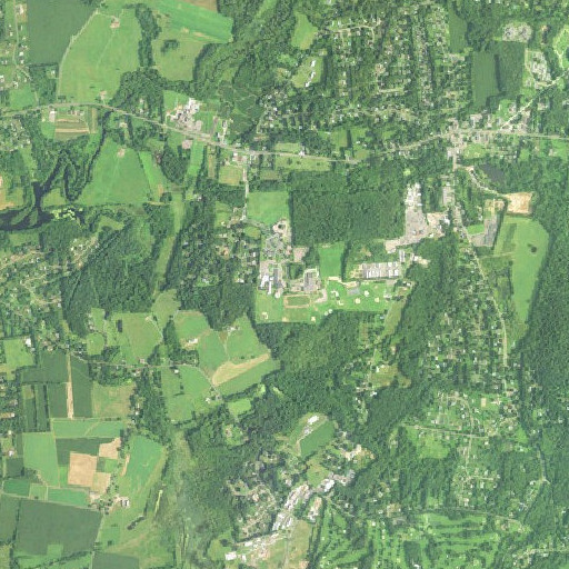 Aerial imagery of Somers High School, CT