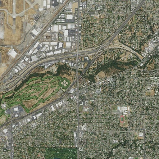 Aerial imagery of Exit 14B, CA