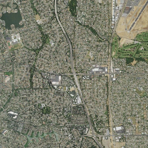 Aerial imagery of Exit 513, CA