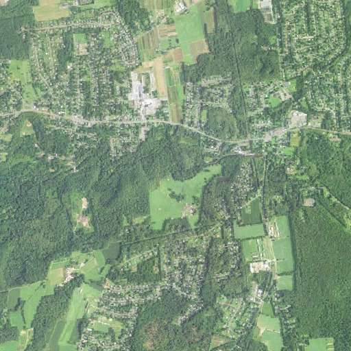 Aerial imagery of Stowes Pond, CT