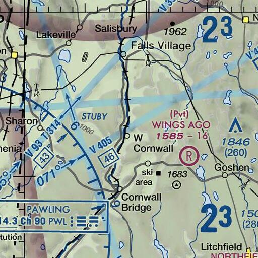 FAA VFR chart of Tarradiddle, CT