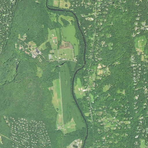 Aerial imagery of Thompson Brook, CT