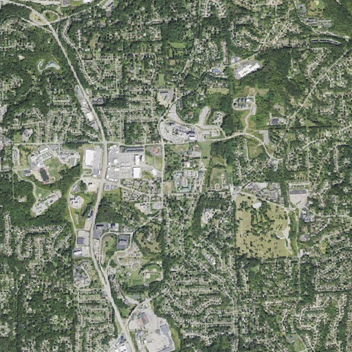 Aerial imagery of John J Wright Library and Learning Center, PA