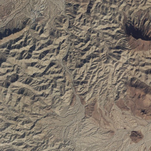 Aerial imagery of Buckskin Mountains, AZ