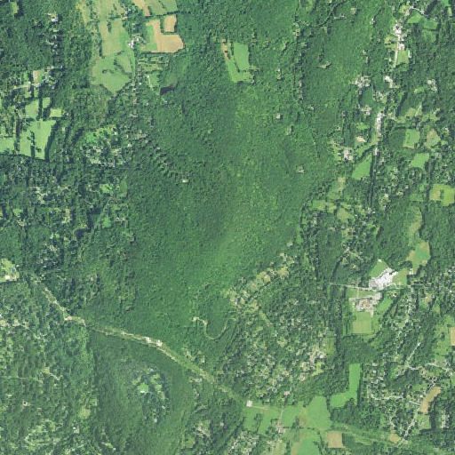 Aerial imagery of Mount Tom, CT