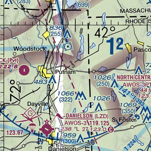 FAA VFR chart of Torry Brook, CT