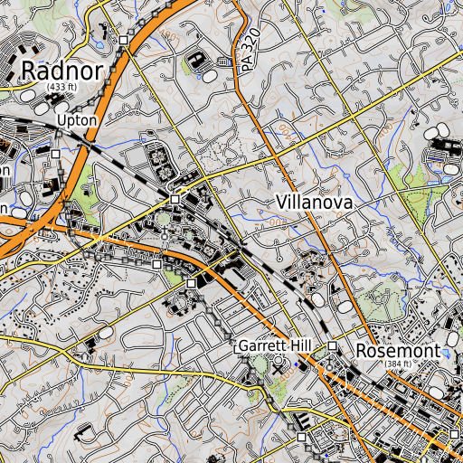 OpenTopoMap map of Structural Engineering Laboratory, PA