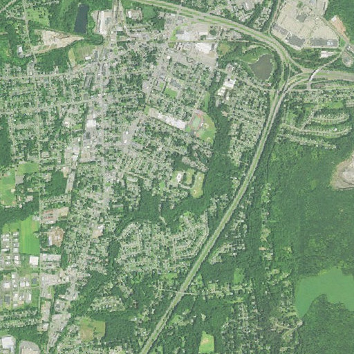 Aerial imagery of Ervin E Trask School, CT