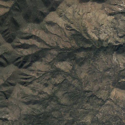 Aerial imagery of Blowout Mountain, AZ