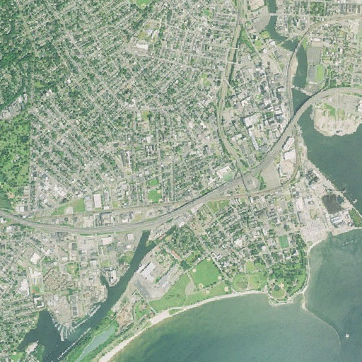 Aerial imagery of Webster School, CT