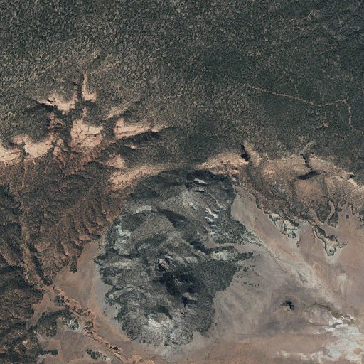Aerial imagery of Buell Mountain, AZ