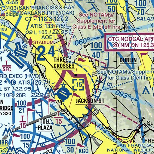 FAA VFR chart of Maderia Hill, CA