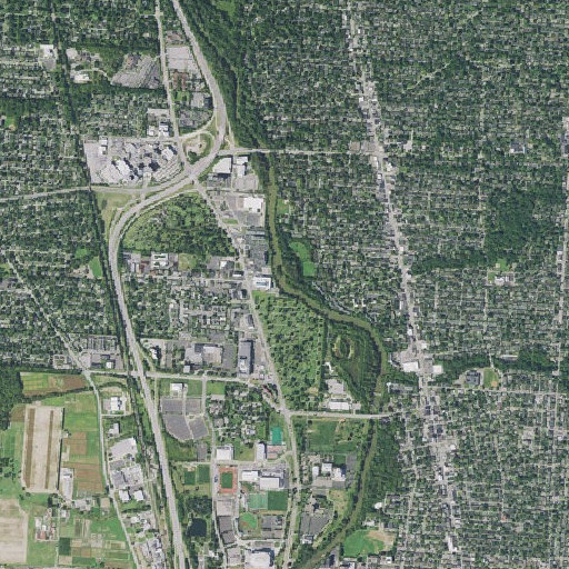 Aerial imagery of Walhalla Creek, OH