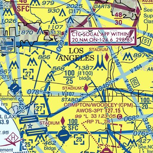 FAA VFR chart of Exit 10, CA
