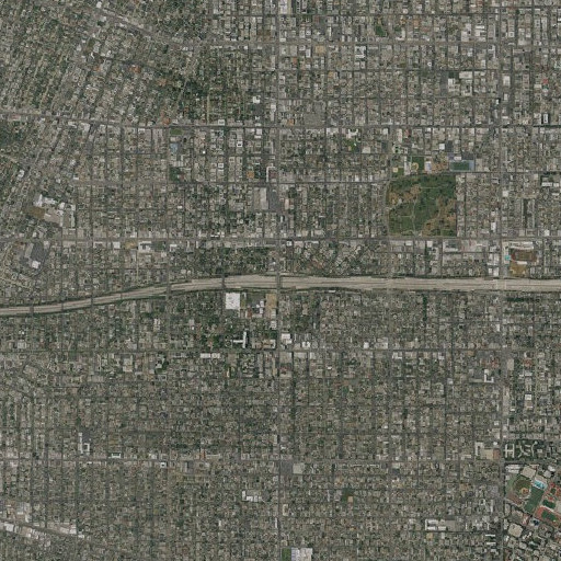 Aerial imagery of Exit 10, CA
