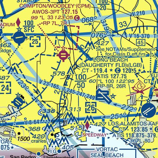 FAA VFR chart of Exit 6B, CA
