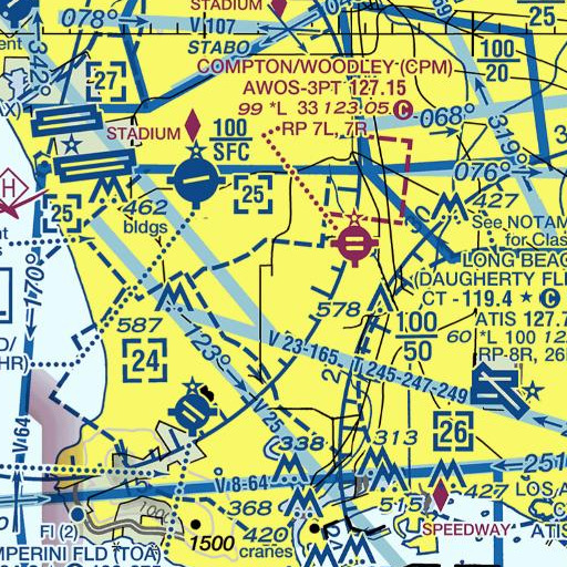 FAA VFR chart of Exit 10A, CA