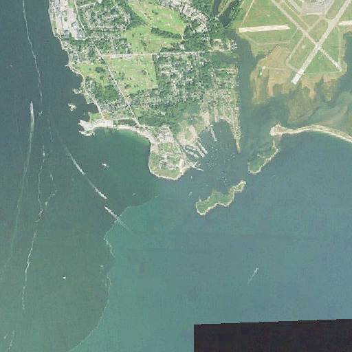 Aerial imagery of Avery Point, CT