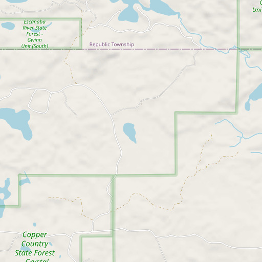 OpenStreetMap map of Lake Charles, MI