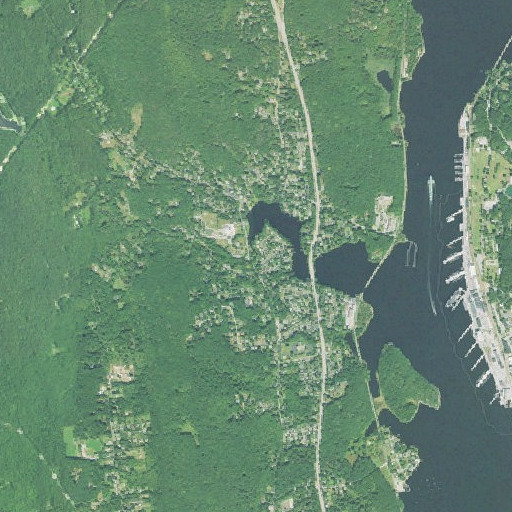 Aerial imagery of Hunts Brook, CT