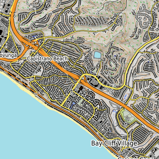 OpenTopoMap map of Exit 78, CA