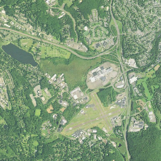 Aerial imagery of Miry Brook, CT