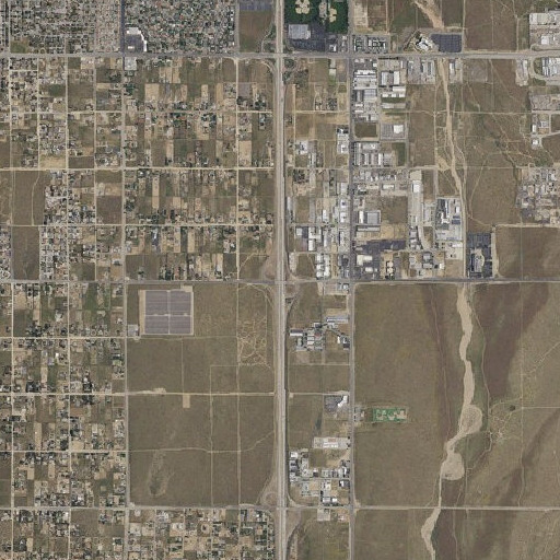Aerial imagery of Exit 40, CA