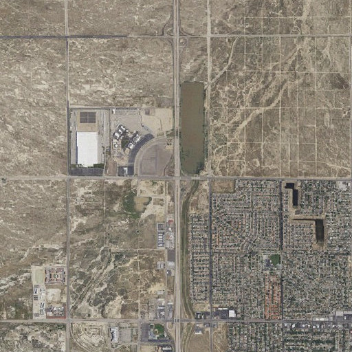 Aerial imagery of Exit 45, CA