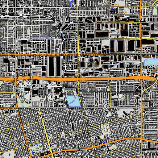 OpenTopoMap map of Exit 29, CA