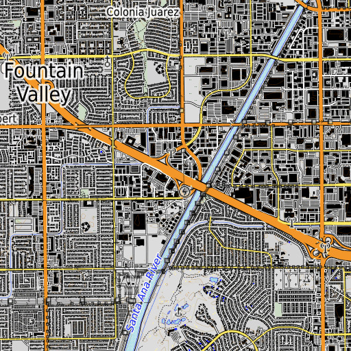 OpenTopoMap map of Exit 12, CA