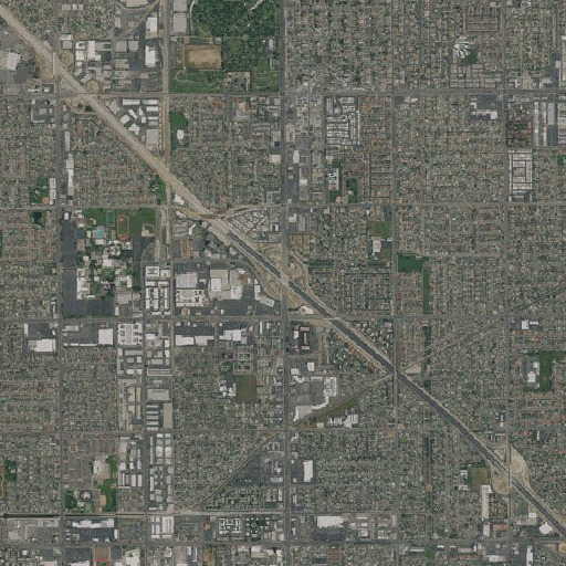 Aerial imagery of Exit 16, CA