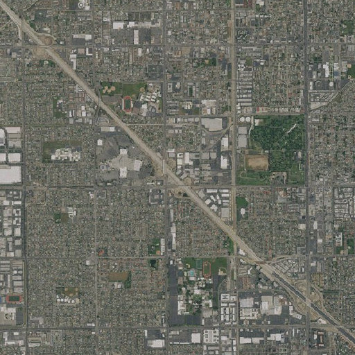 Aerial imagery of Exit 18, CA
