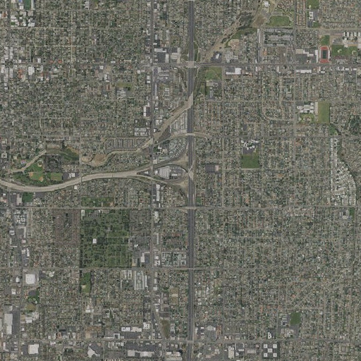 Aerial imagery of Exit 17C, CA