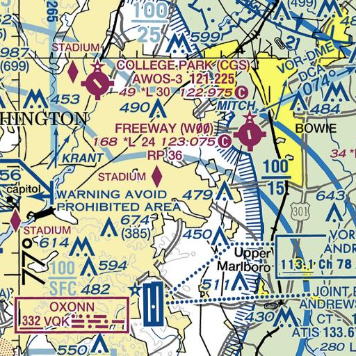 FAA VFR chart of Foundation Intermediate School, MD