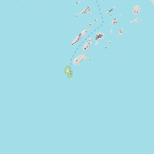OpenTopoMap map of Outer Thimble, CT
