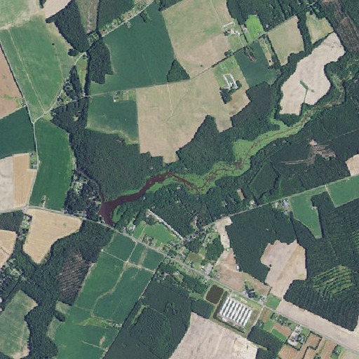 Aerial imagery of Collins Pond, DE