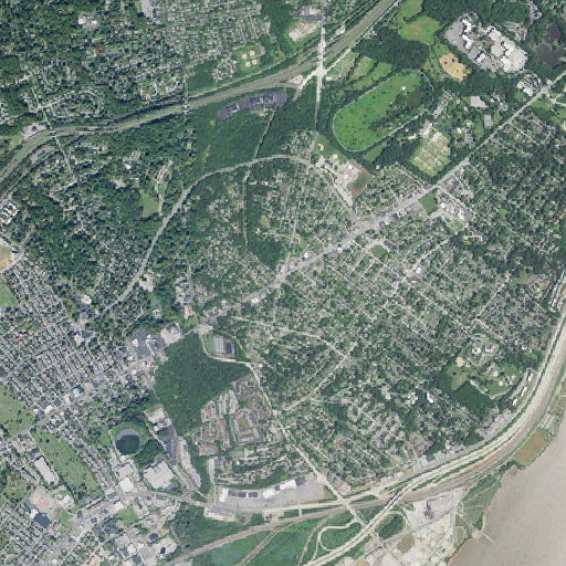 Aerial imagery of Bellefonte, DE