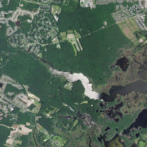 Aerial imagery of Brickbat Point, DE