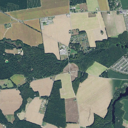 Aerial imagery of Brittingham Branch, DE