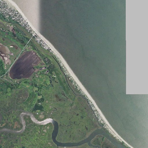 Aerial imagery of Broadkill Beach, DE