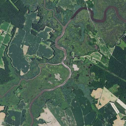 Aerial imagery of Corks Point Ditch, DE