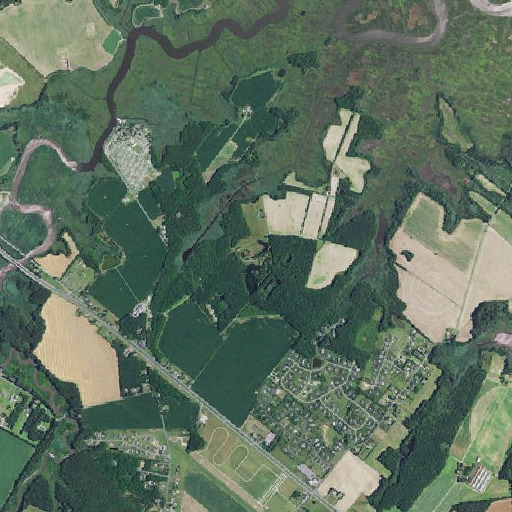 Aerial imagery of Covington Neck, DE